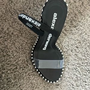 Alexander Wang sling back heels size 37, worn once. Look new with box